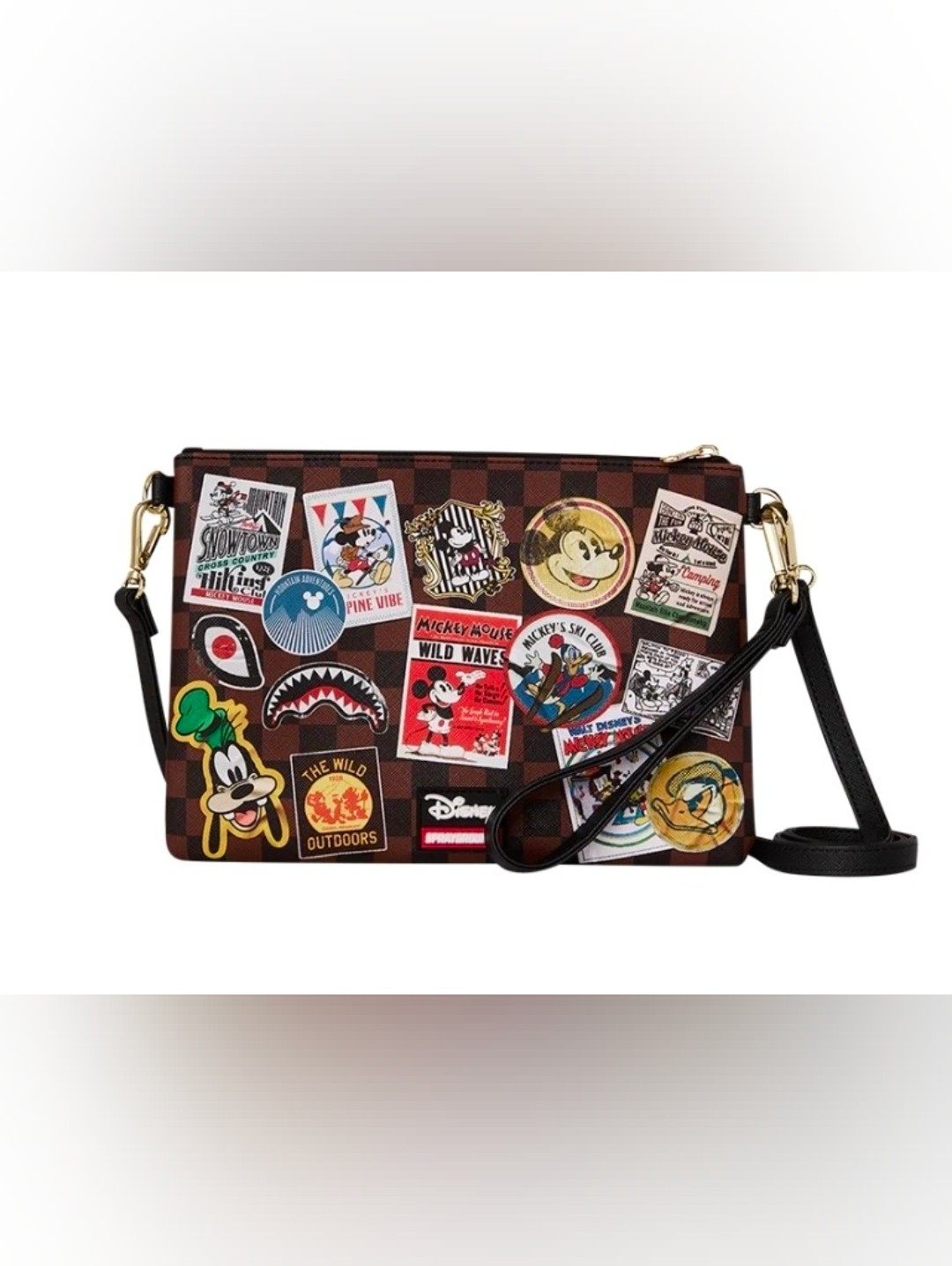Sprayground Mickey Mouse Mogul Disney Collab Crossover Clutch